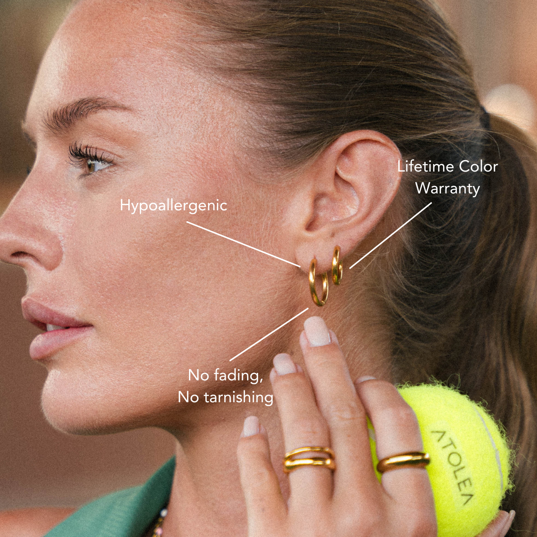 Classic Hoop Earrings - Image 3