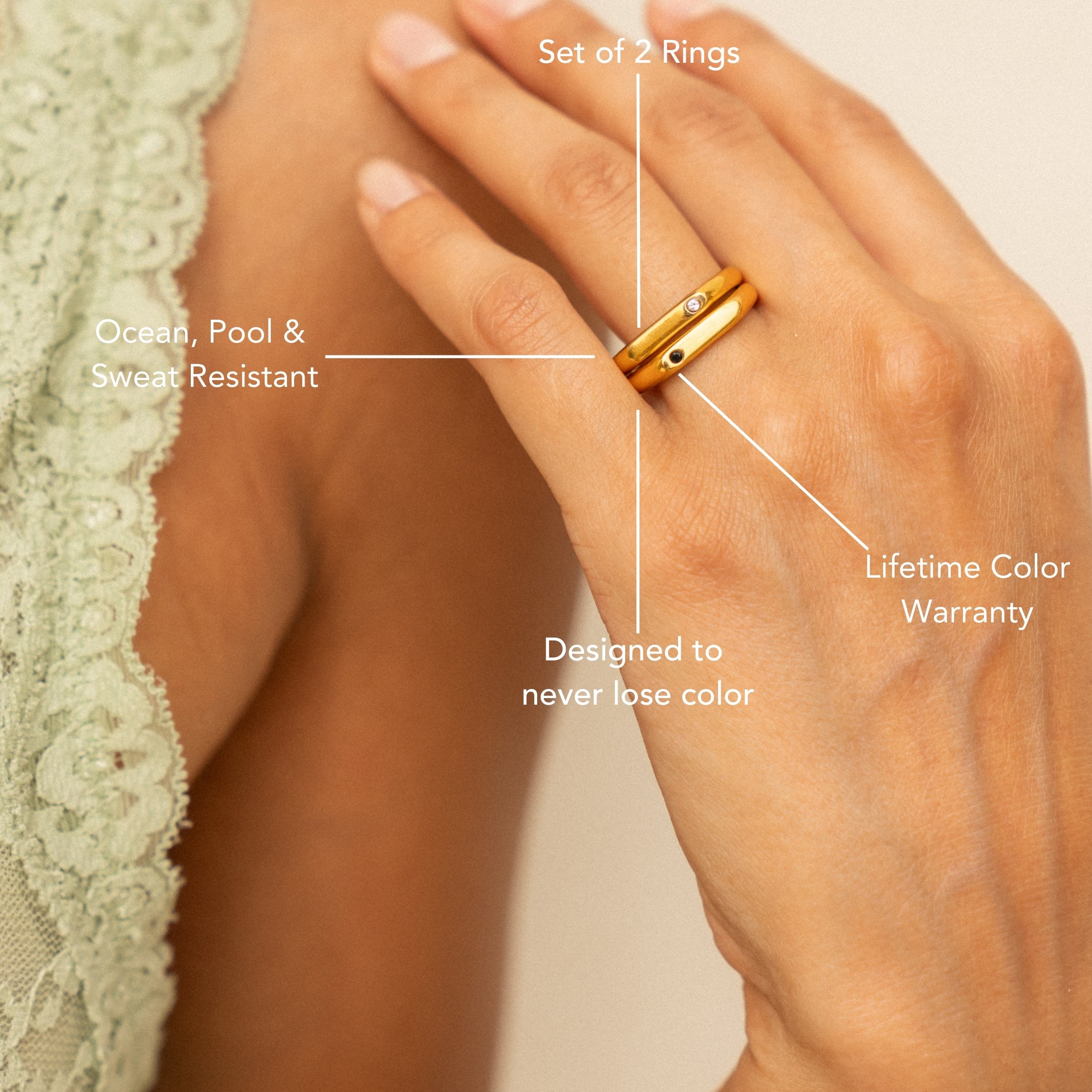 Best Friends Rings Set - Image 7