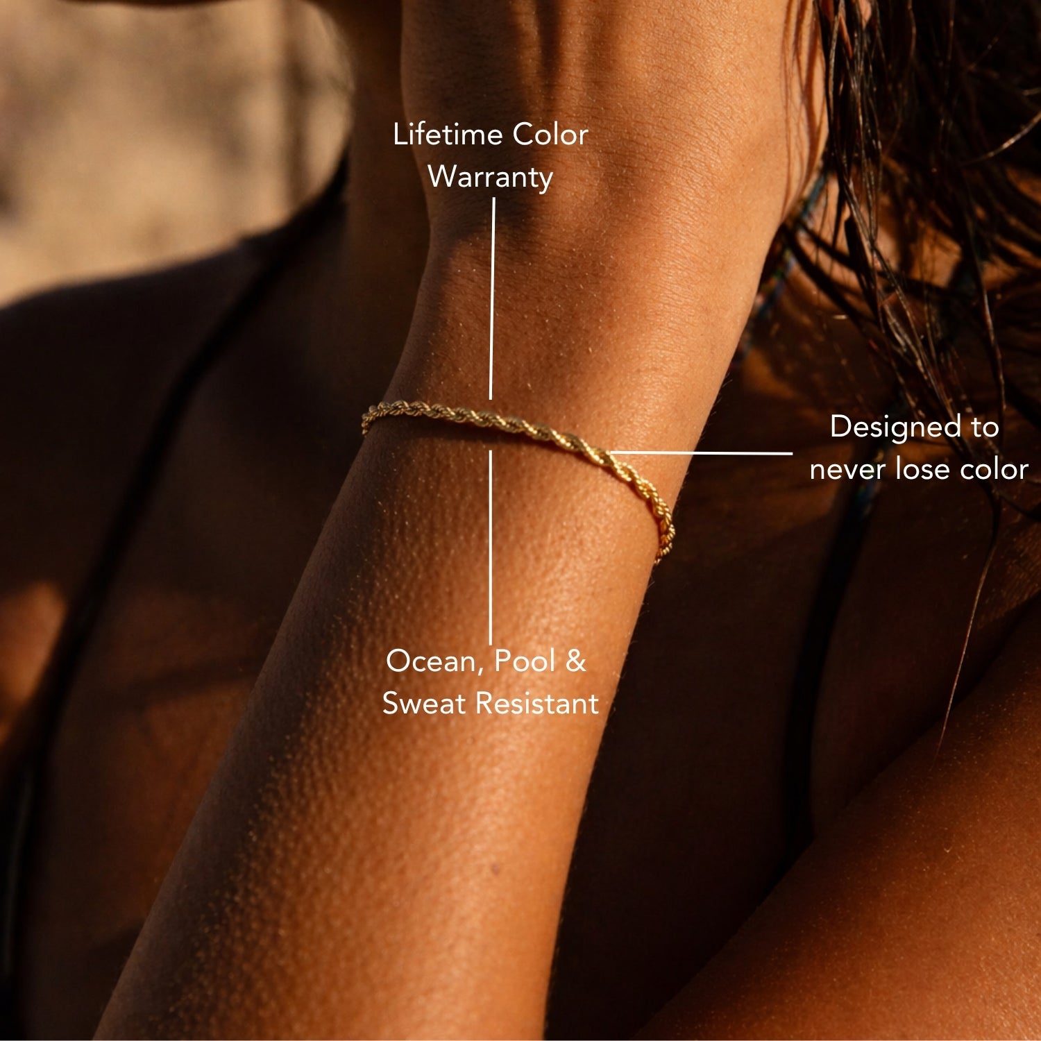 Calvi Rope Chain Bracelet - Image 6