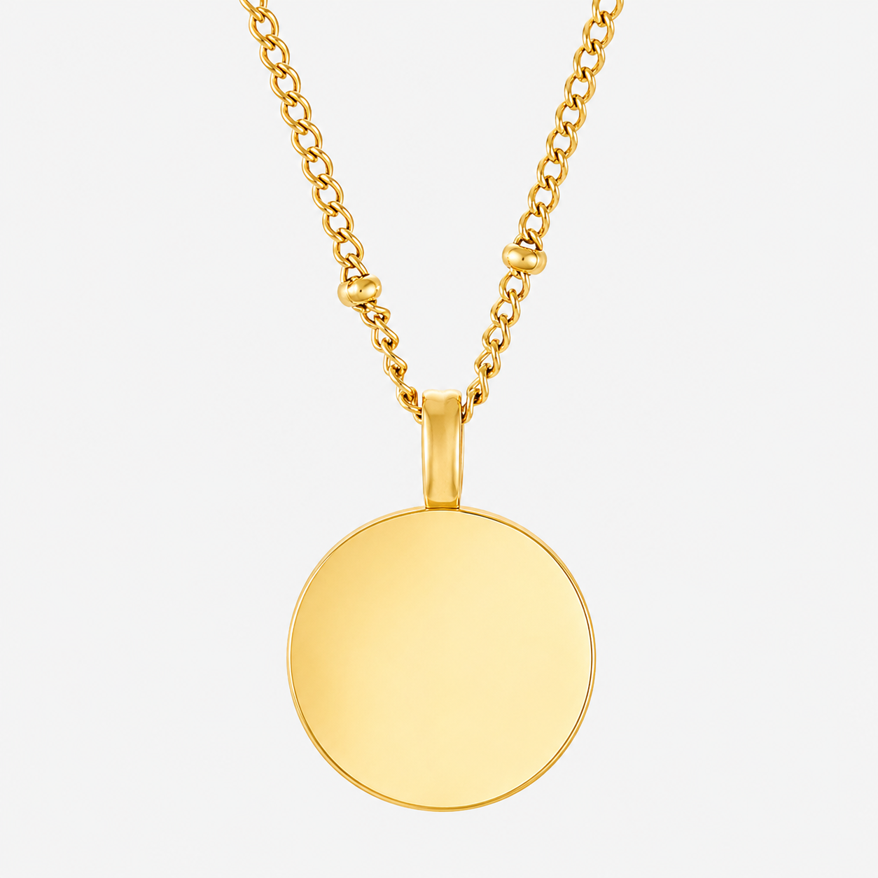 Dainty Medallion Necklace - Image 3
