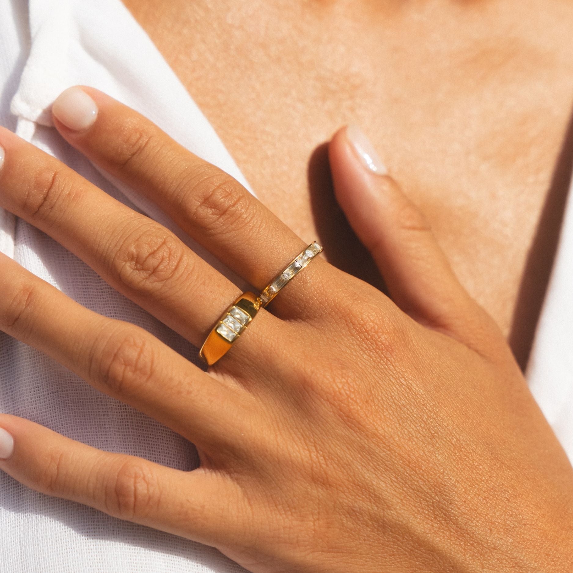 Baguette Signet Ring - Image 7