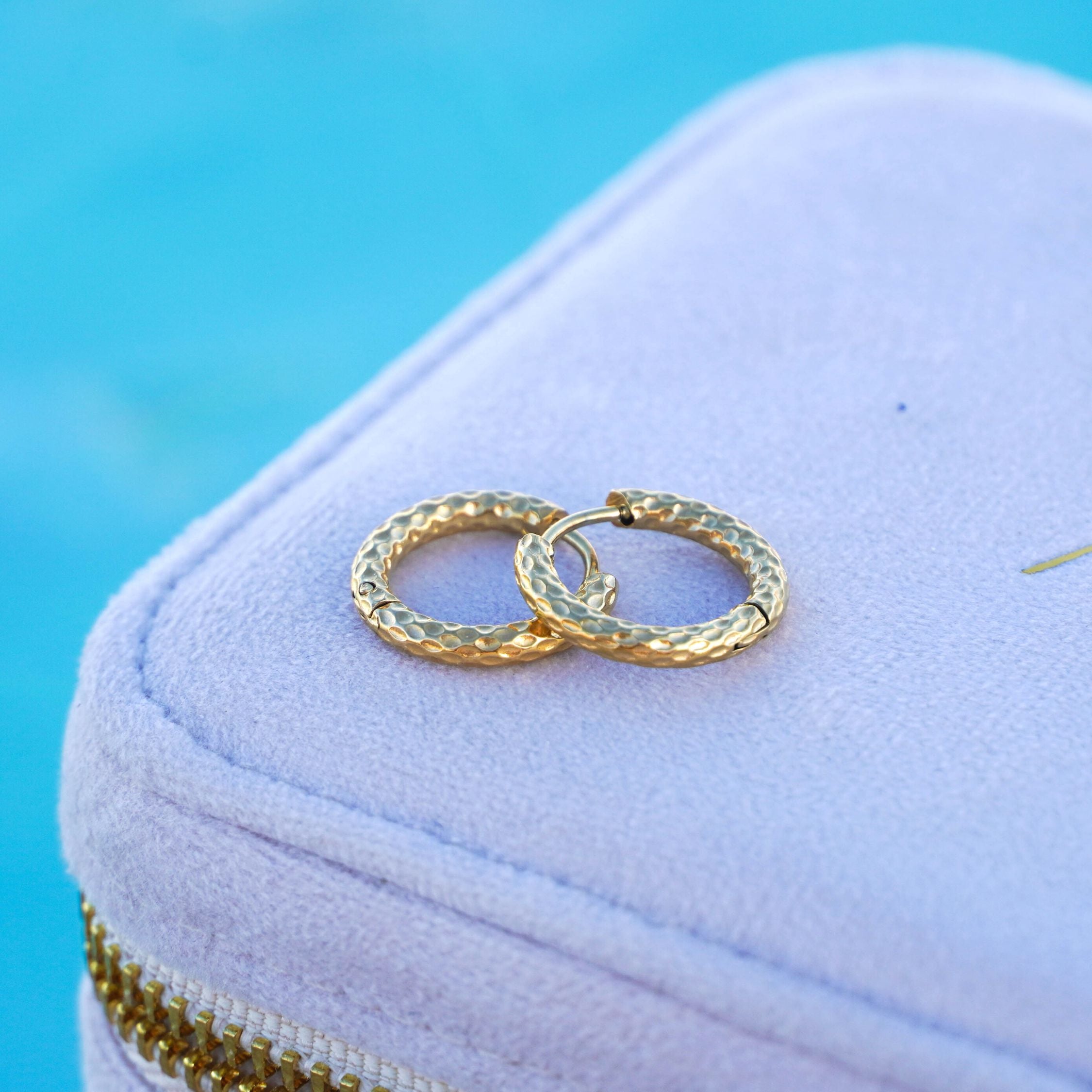 Hammered Hoops Earrings - Image 11
