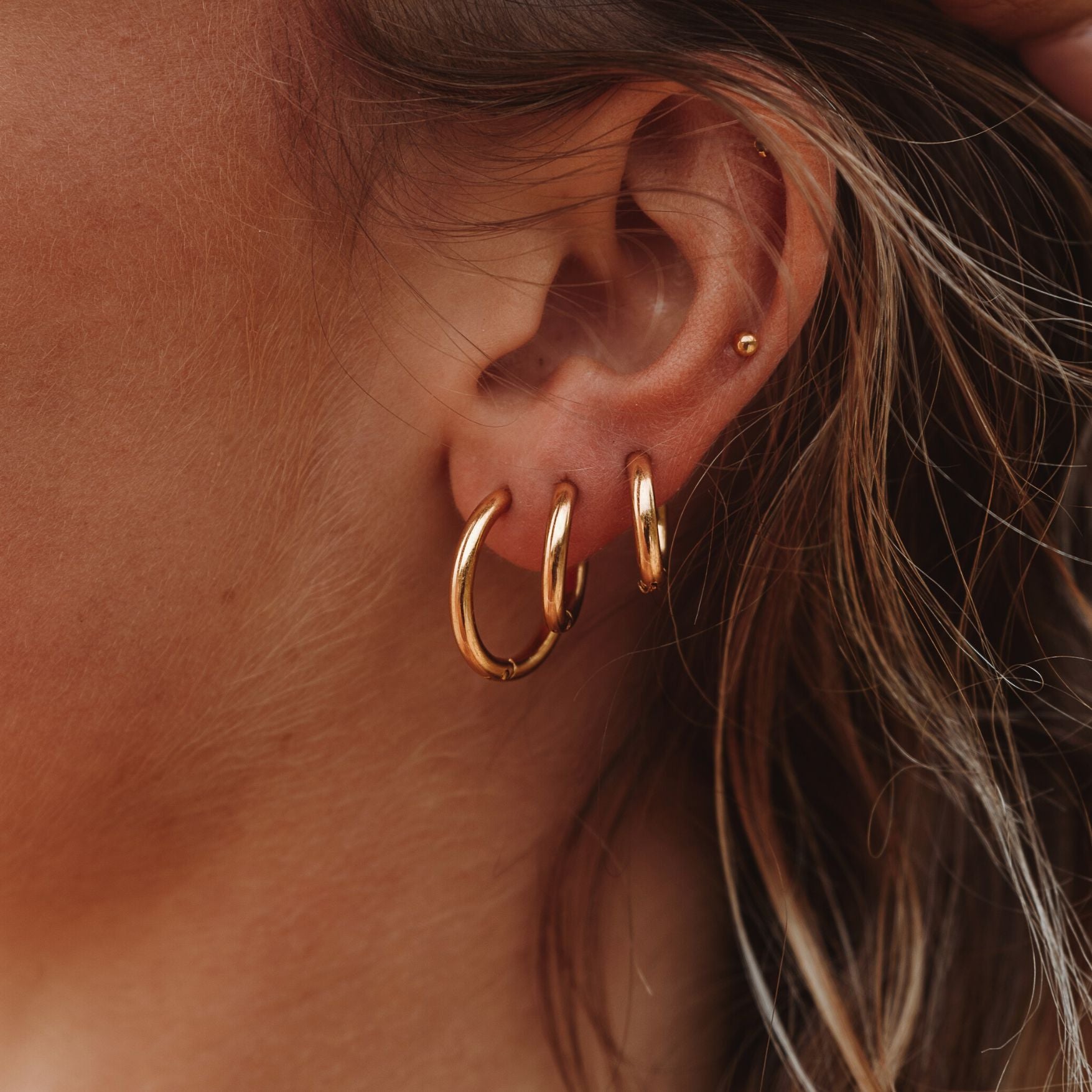 Triple Hoop Earrings Bundle - Image 2