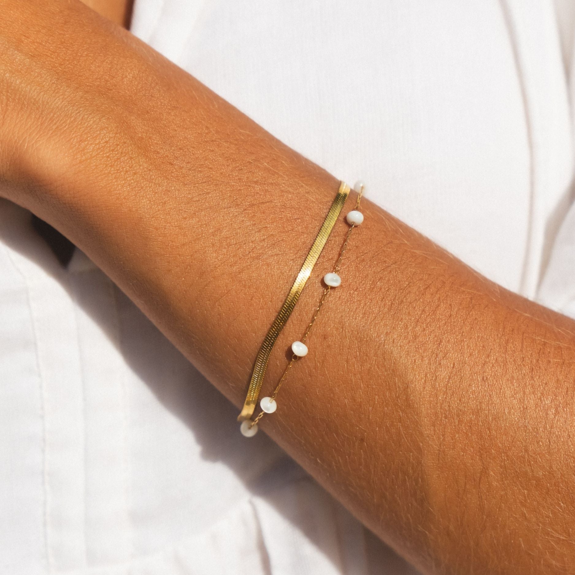 Santorini Layered Bracelet - Image 7