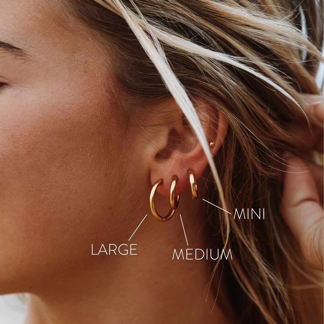 Classic Hoop Earrings - Image 2