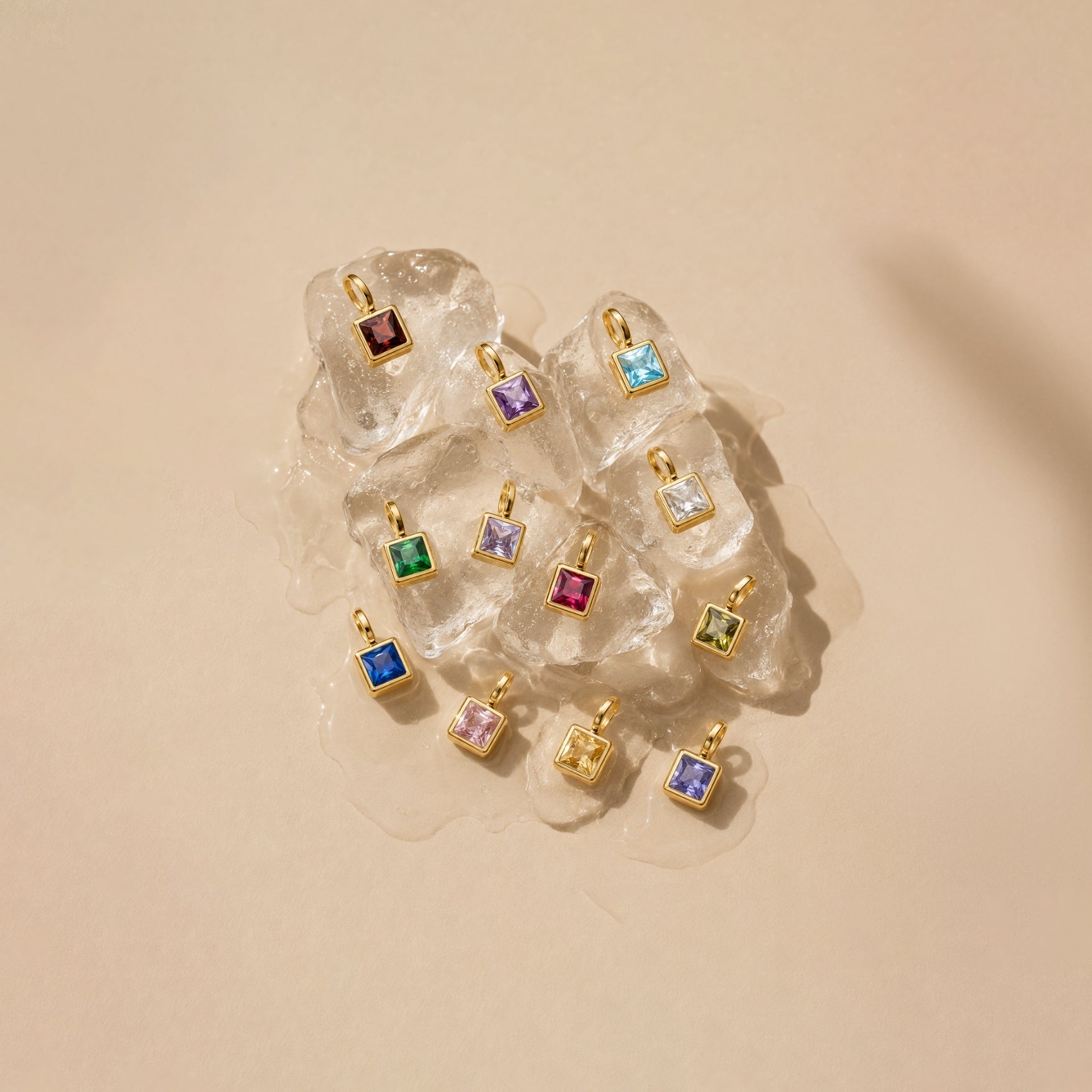 Paperclip Birthstone Necklace - Image 12