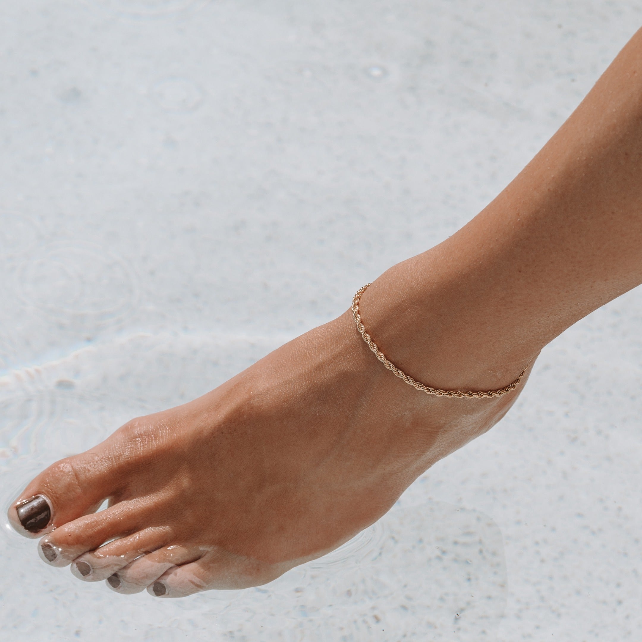 Calvi Rope Chain Anklet - Image 5
