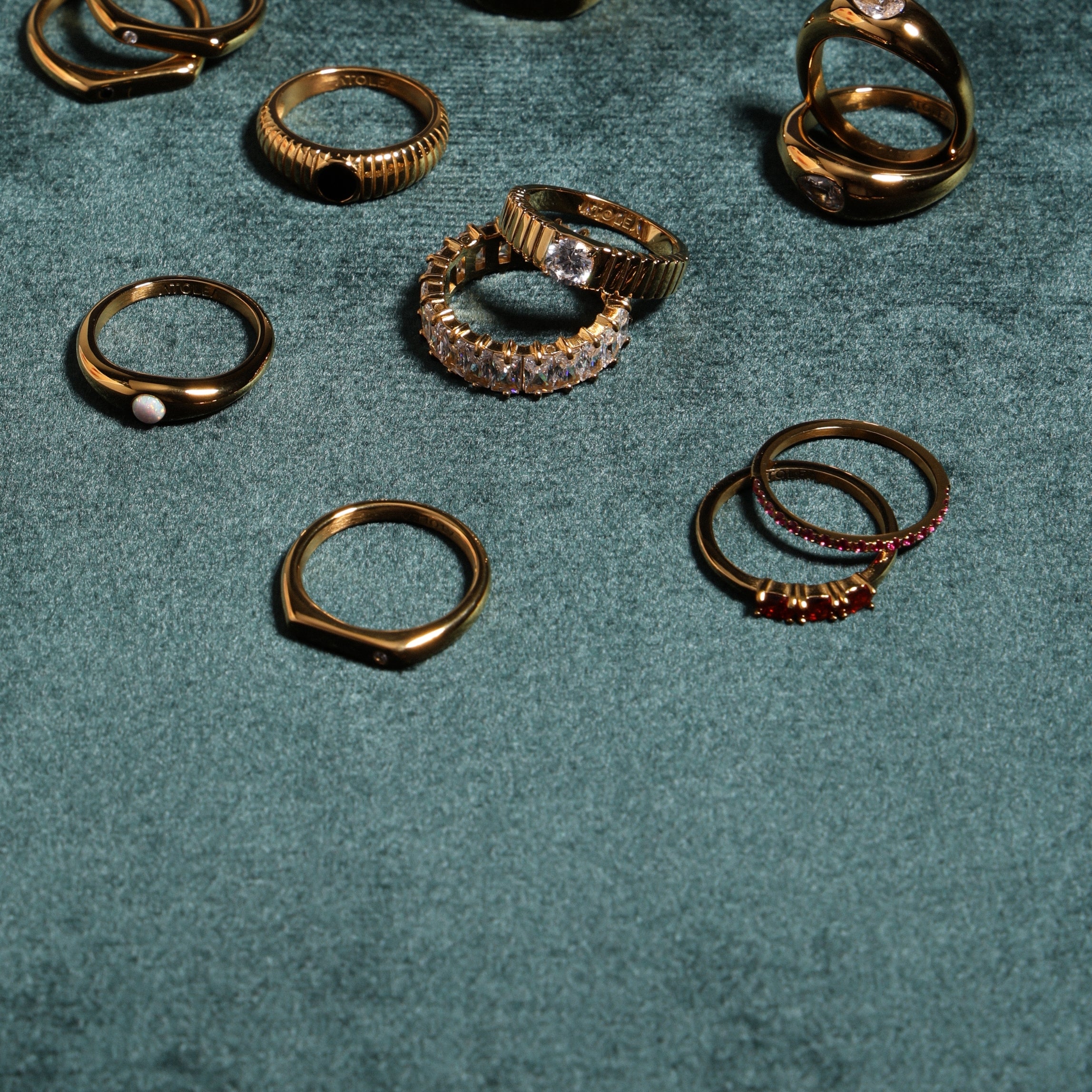 Bordeaux Thin Ring - Image 7