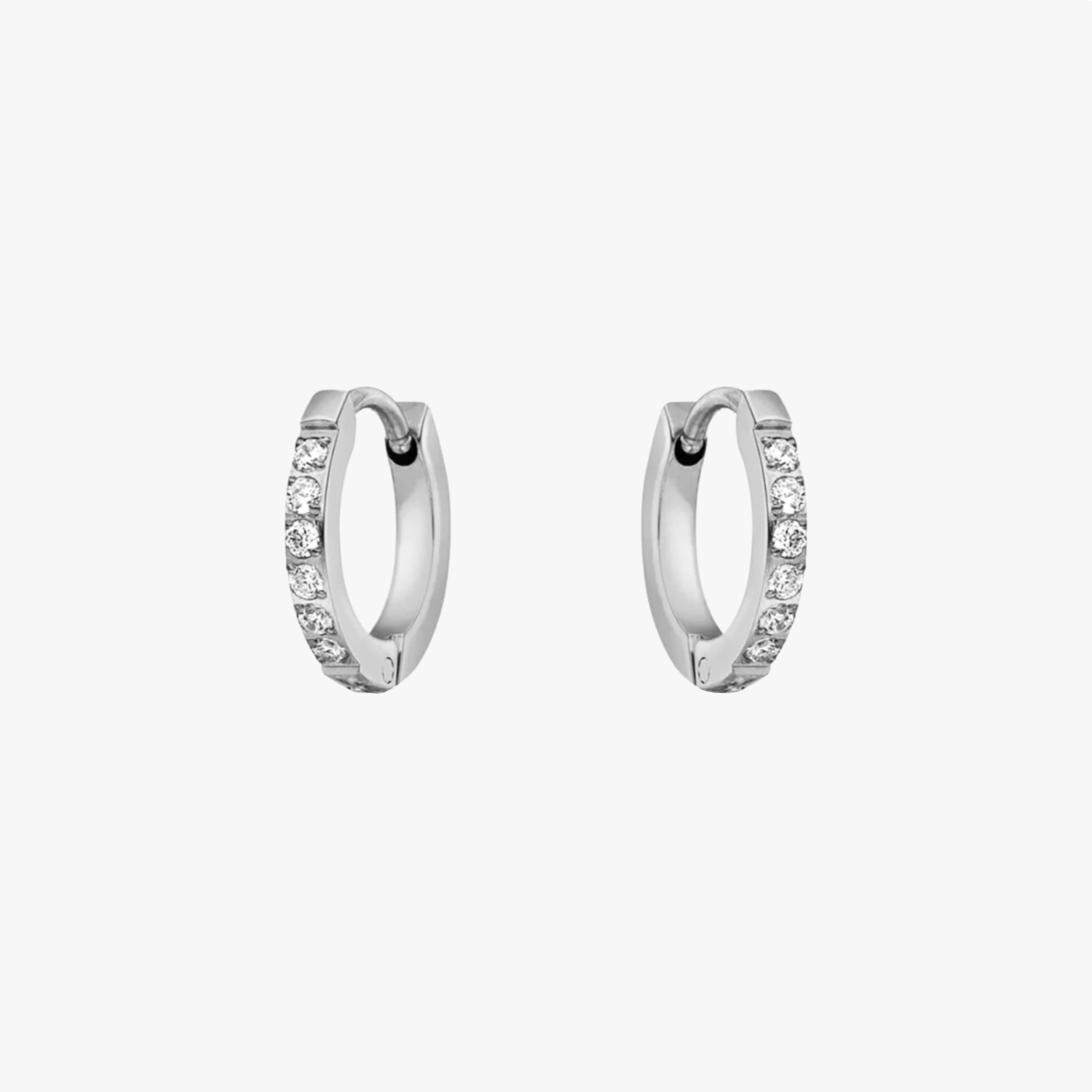 Tiny Gold Hoop Earrings - Image 11