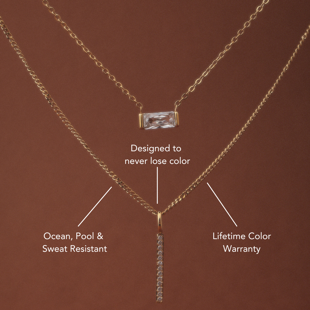 Sparkling Bar Necklace - Image 3