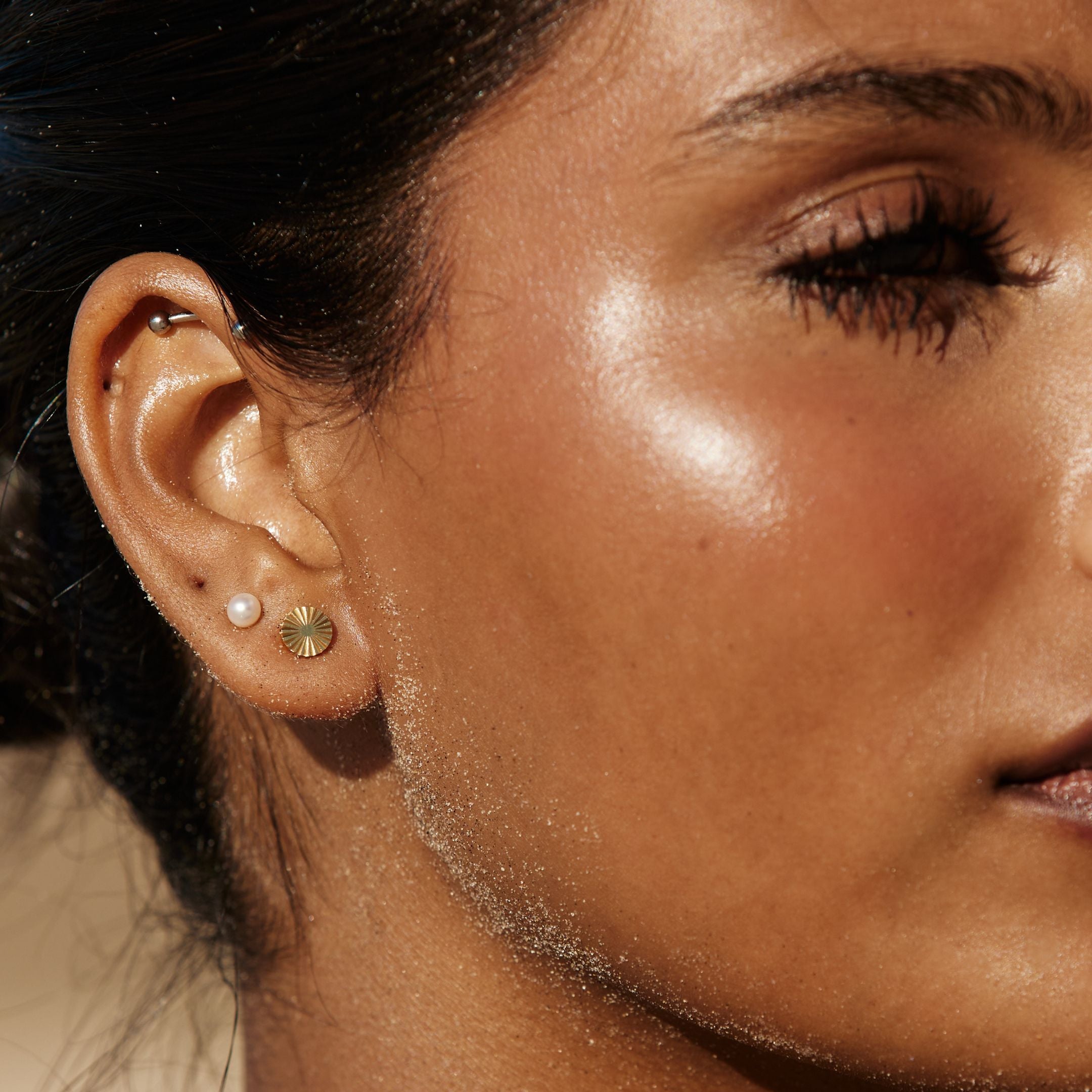 Sun Stud Earrings - Image 4
