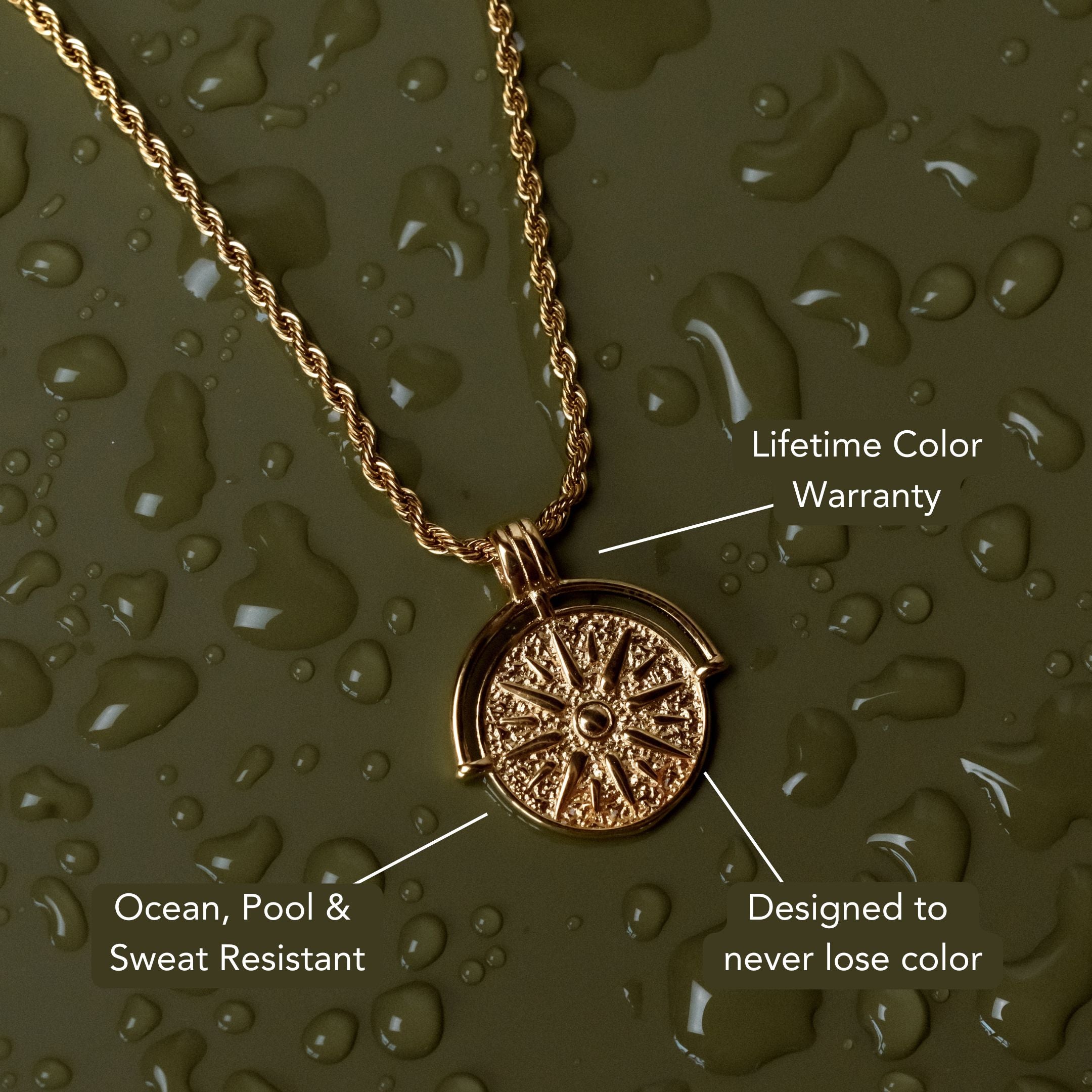 Golden Sun Necklace - Image 2