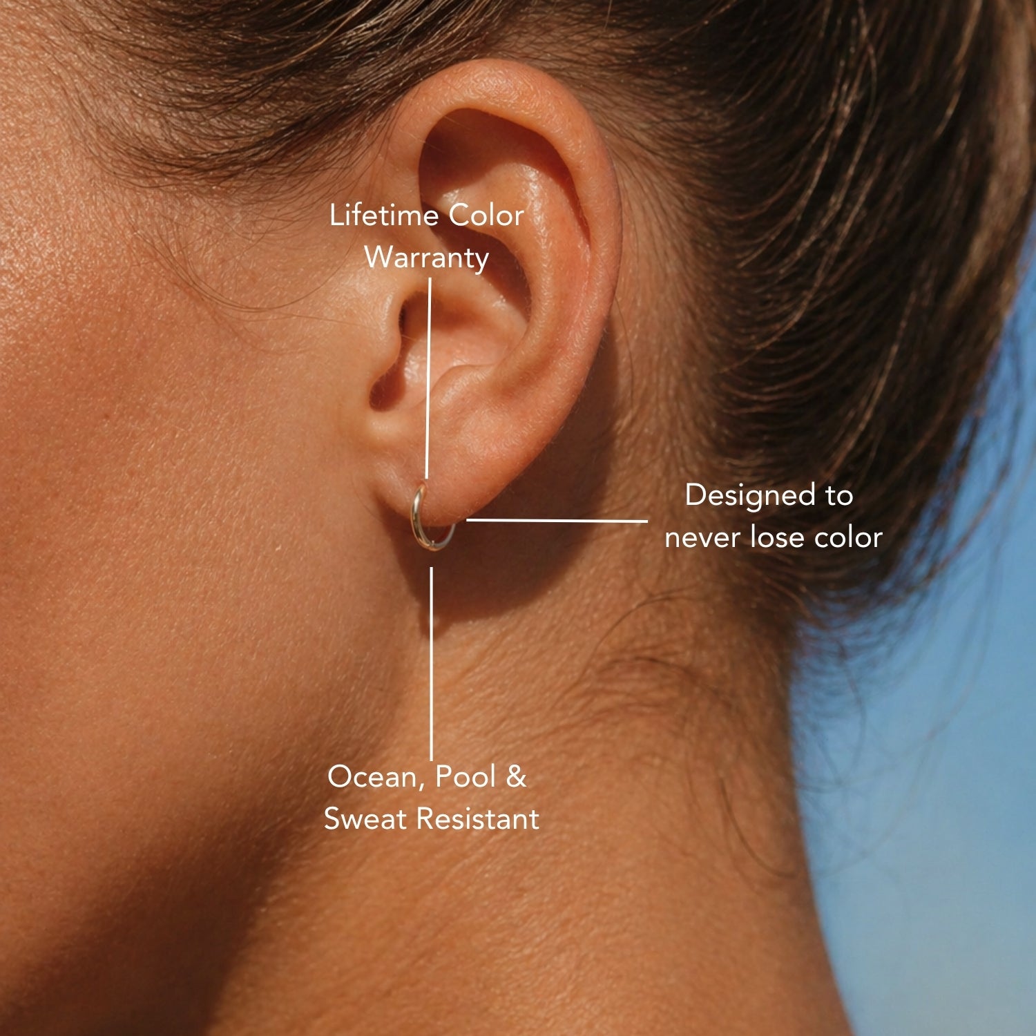 Tiny Huggie Hoops - Image 6